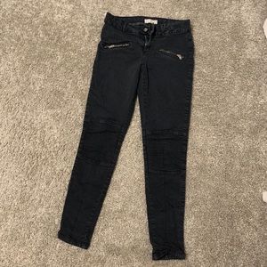 Zara kids blue moto pants